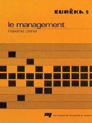 cover image of Le management